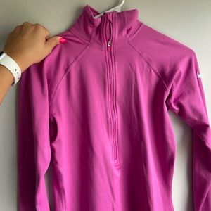 Purple Nike Quarter Zip Hoodie